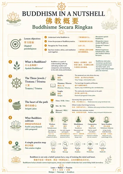 Buddhism in a Nutshell — Lesson Guide