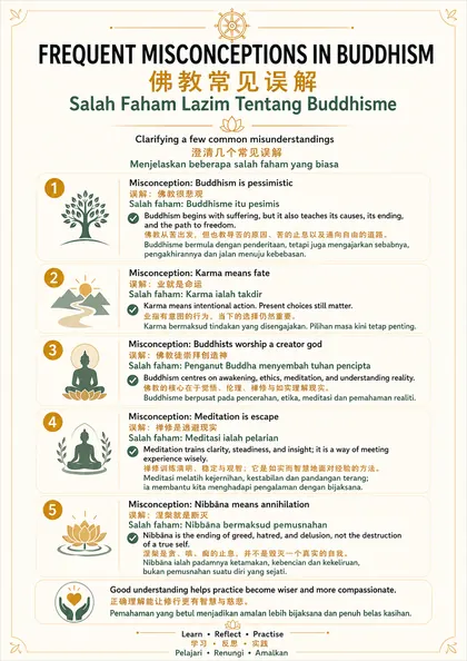 Frequent Misconceptions in Buddhism